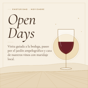 Sábado 21 de NOVIEMBRE | OpenDay | Visita de enoturismo "Descubre Pandora"
